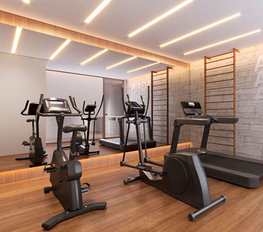 Perspectiva artística do fitness